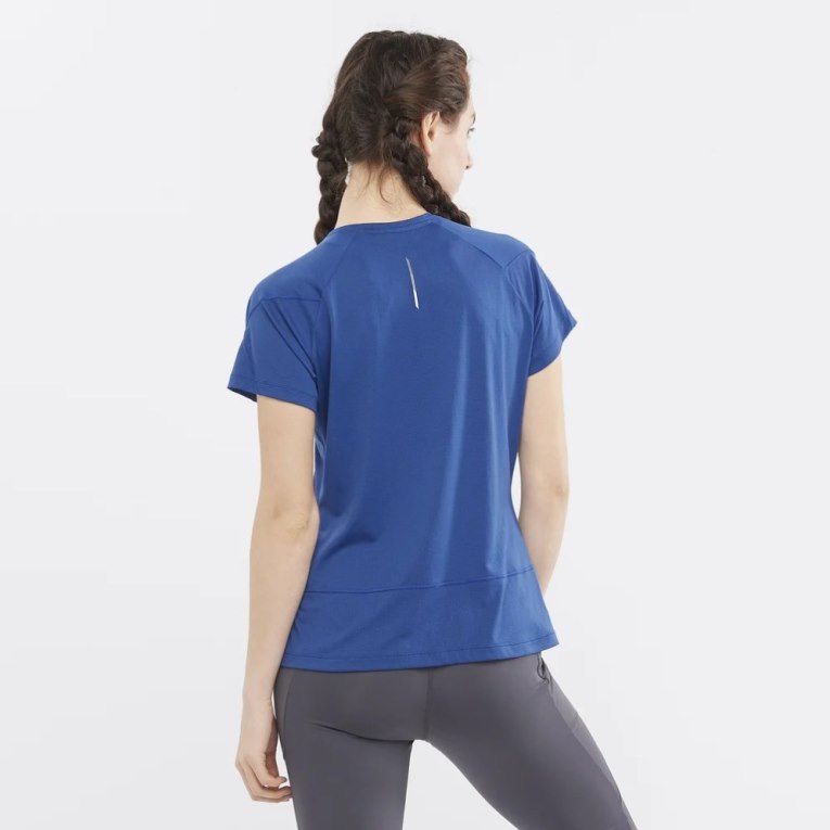 Blue Salomon Cross Run Short Sleeve Women's T-Shirts | PH 57683G